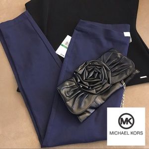 Michael Kors True Navy skinny slacks